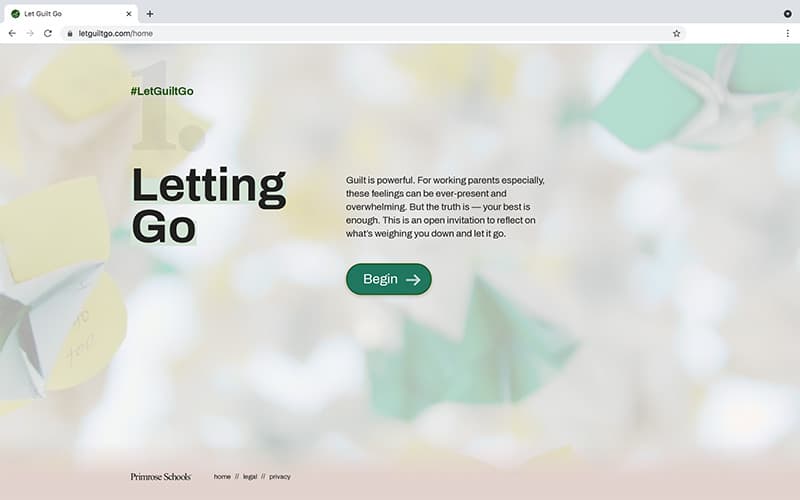 Let Guilt Go Website